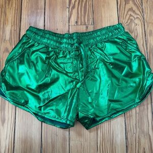 Amazon Shiny Green Women's Shorts